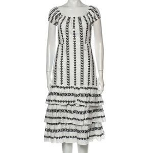 Caroline Constas A-Line Black and White Dress size XS NWT